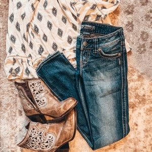 Like New Silver Jeans!